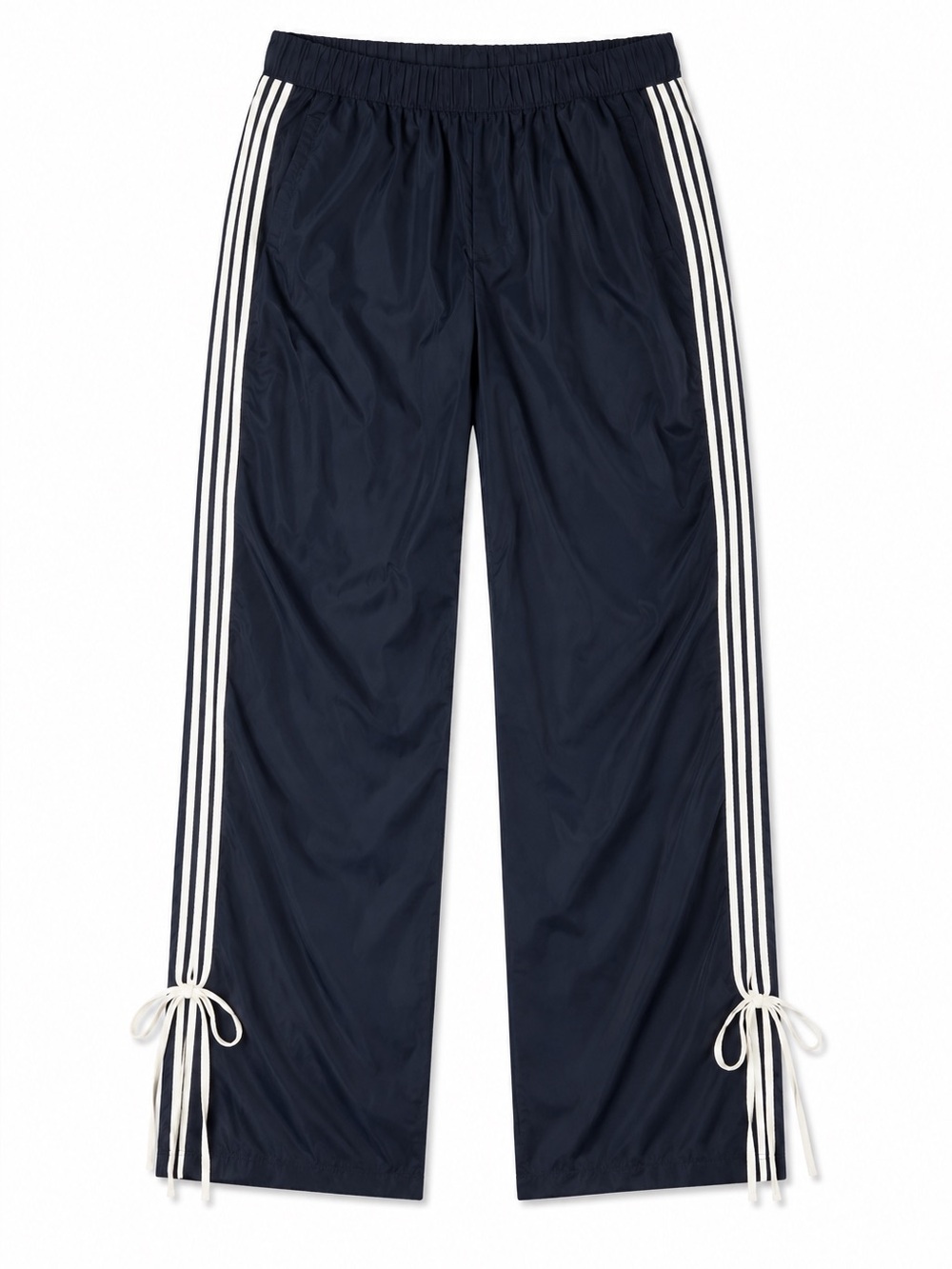 Edikted Black Track Pants with Bows - Picture 1 of 2